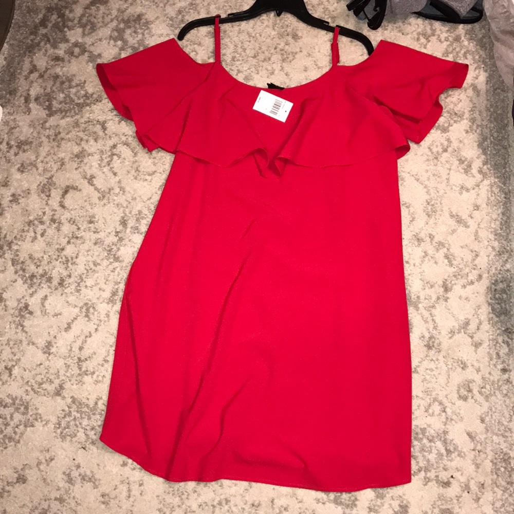 Red bobeau dress.